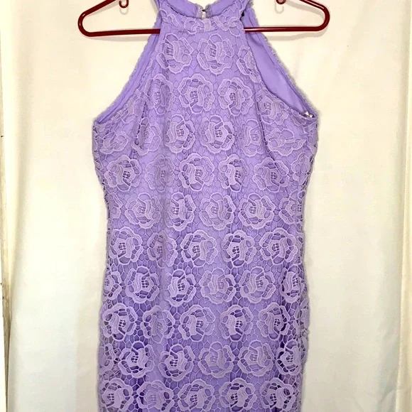 rue 21 purple dress Rue 21 lilac purple eyelet floral dress Size M